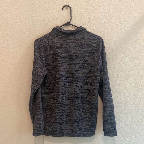 ▶️Boohoo Man◀️ 1/4 zipper black and grey distressed sweater NWT - Picture 7 of 7